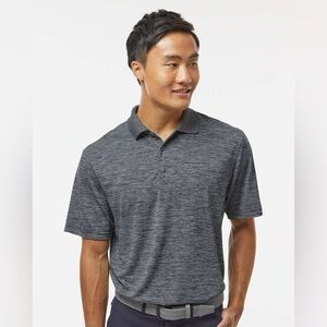 NWOT - PARAGON Athletic Gray Polo Shirt Classic Design
